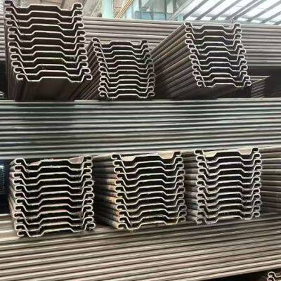 Tôles d'acier, plaques d'acier et pieux en tôle en stock. Q235B. Q355B. S235JR. S355GP. S355NL. A328. A572. A690