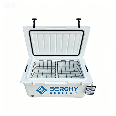Maxcold 65L Cooler Insulated Hard Shell Ice Chest Classic Insulated Portable Cooler, Leak-Resistant Outdoor Hard Cooler