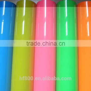 High quality PU heat transfer film vinyl for plotters, variety of colors optional,wholesale low price