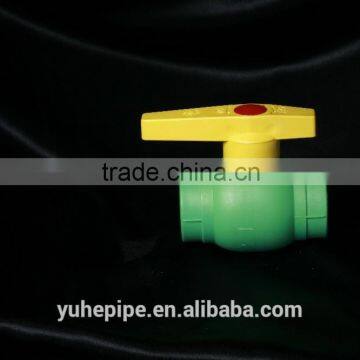 YH PPR BALL VALVES WITH COPPER/STEEL BALL