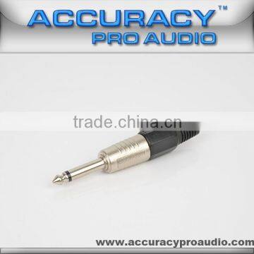 Audio 6.35mm Jack Plug Mono Cable Connector QT001