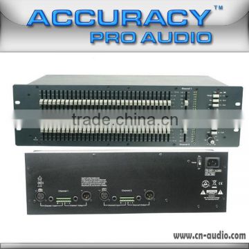 Dual 31-Band Audio Graphic Equalizer EQ-3102 with Tunable High-pass Filter