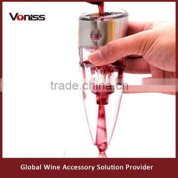 2015 New Arrival, Adjustable Aerator Wine Stainless Steel Wine Aerator available for red and white wine dishwasher safe                        
                                                                                Supplier's Choice