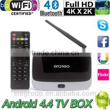 CS918 Android 4.4 smart tv box with WiFi Antenna XBMC 2GB/8GB For Flash android xbmc tv box