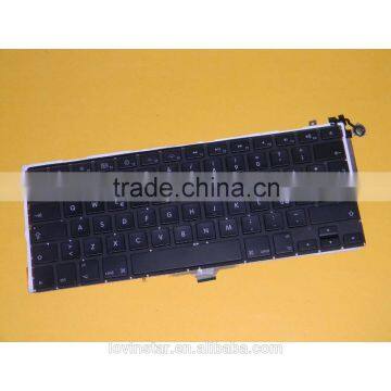 Used Italian Backlight keyboard Replacement For Laptops Apple Macbook AIR 13" A1304 2008 2009