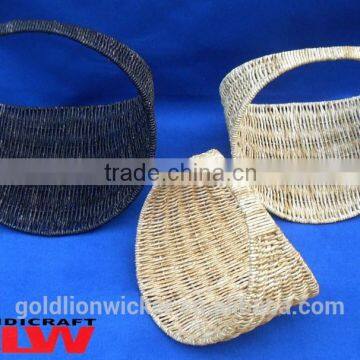 make corn husk basket, new design corn leaf basket wholesale