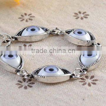 Fashion Vintage Eye Women's Alloy Charm Bracelet Personality Weave Bracelet photo-4