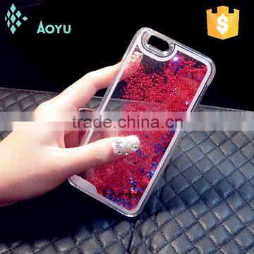 Dynamic Liquid Colorful Glitter Sparkle Stars Bling Quick Sand Luxury Phone Case for IPhone 6 photo-3