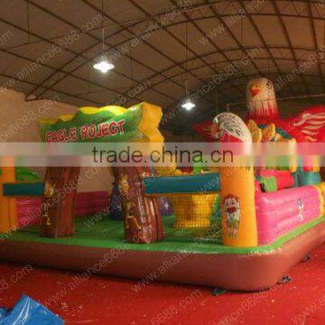Eagle Project 11x7m party games inflatable ride for sale
