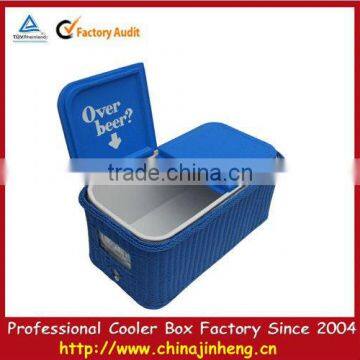 plastic double lid wine container