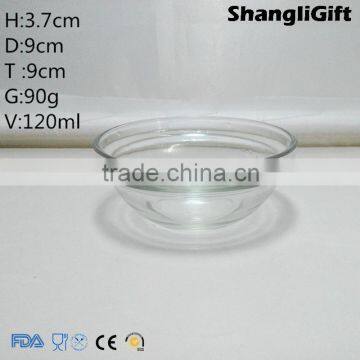 120ml Cear Glass Bowl Glass Dishes For Kitchen