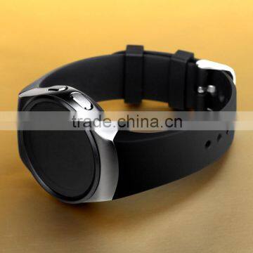 2016 New Product KW18 Smart Watch Android/IOS Digital-watch Bluetooth Inteligente SIM Round Heart Rate Monitor Watch Clock photo-4