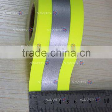 Fluorescent Yellow-Green Flame Retardant Reflective Fabric photo-6