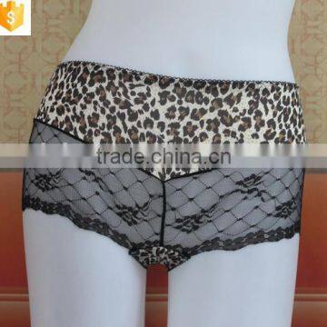 sexy transparent lady underwear,leopard print lace underwear panty