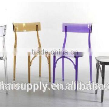 plastic and acrylic simple style chair furiture