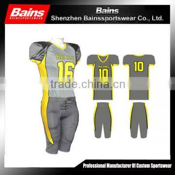 Team set polyester cheap american football pants