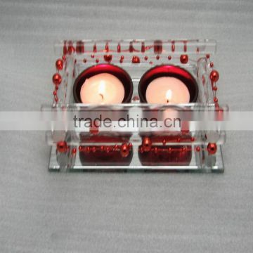 red square plate holder for chinese red lantern