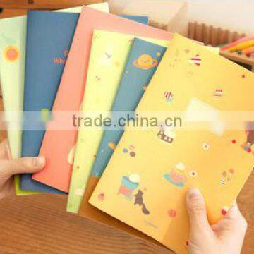 2016Primary School notebook colorful size A4 A5 A6/notebooks/notepad/agenda