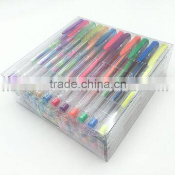 Plastic Multi Colored 48 Color Gel Pen for Doodle photo-3