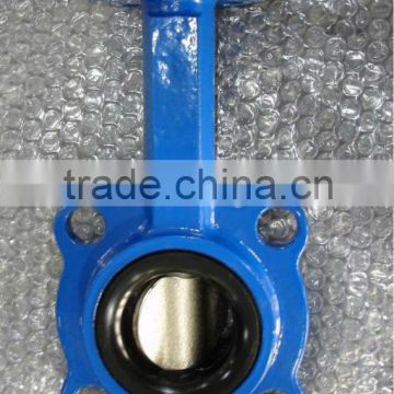 cast iron butterfly valve bare shaft