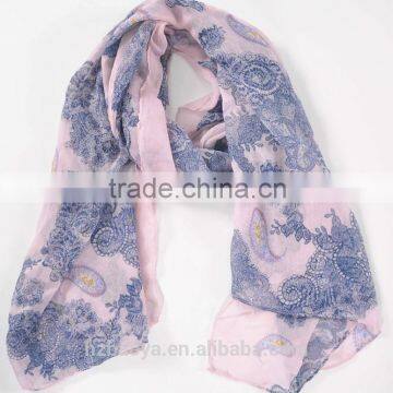 2016 Wholesale Paisley print scarf factory