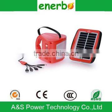 Solar lantern mini outdoor rechargeable camping lamp lighting with usb