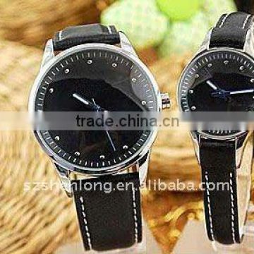 coffee color strap fashion couple watch