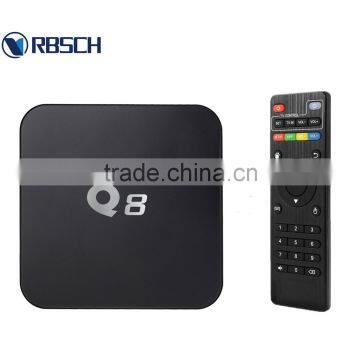 2016 OTT TV BOX Q8 Amlogic S805 Fully loaded KODI Quad core Android Smart TV BOX