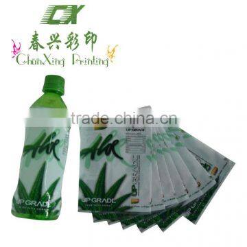 customized printed beverage bottle label