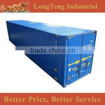 Extra wide 2.5 m 40 foot feet pallet wide container