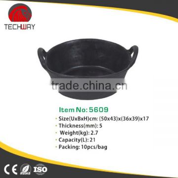 rubber tank/barrel/container with 4 handles incorporated