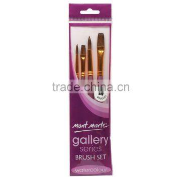 Mont Marte Gallery Series Brush Set Watercolour 4pce