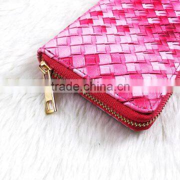 Good Qulity Hot Selling Ladies PU Leather Long Slim Multicolor Purse Women Wallet photo-3