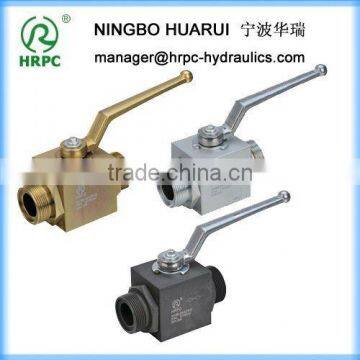 HRPC brand male thread ball valves for hydraulic oil syatem