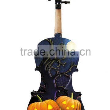 Unique Art With Halloween Theme Style Violin Art Painting photo-4