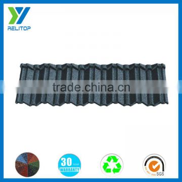 Most popular stone coated anti-acid villa roof tile