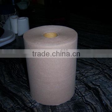 Brown straw pulp Paper Towel ,Roll paper