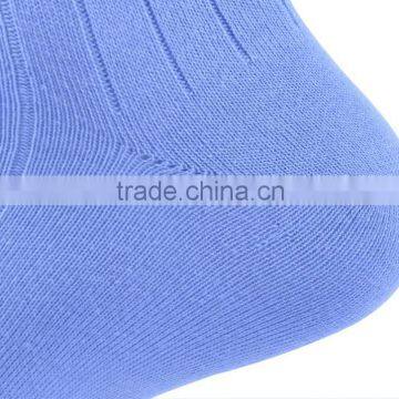 High Quality Pure Cotton Blank Color Dress Crew Socks Men photo-5