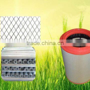 Flat diamond metal mesh