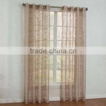 2015 zebra luxury classic burn out sheer curtain