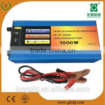 Factory Direct Sale 1000W battery inverter, power inverter with built in battery