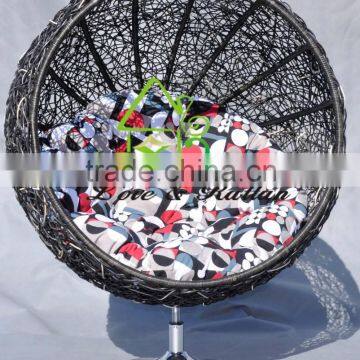 Natural Rattan Cane Wicker Round Lounge Sofa Chair Quality Choice photo-4