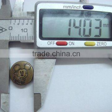 14mm Mouse Fancy Logo Waterproof Snap Button photo-5
