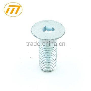 customize nickel plated hex socket machine screw