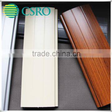 Auminum rolling shutter patio doors with 77mm insulated foam filled bars