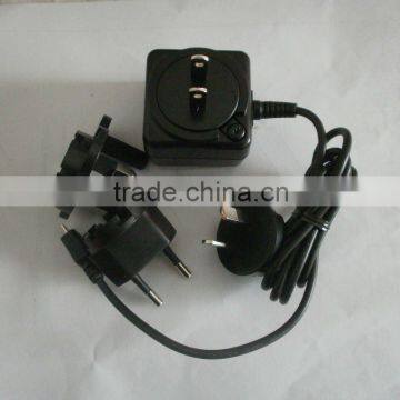 mobile phone main chargers with inter-change plug 7W