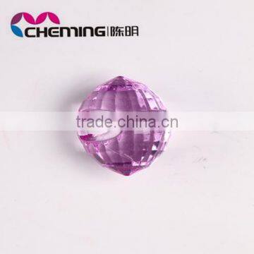 2014 Wholesale faceted Acrylic Bead with big hole For DIY