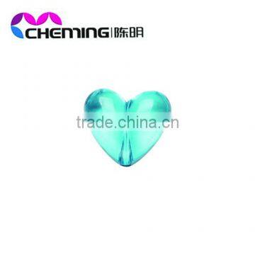 24mm hot sale colorful fashion acrylic heart bead