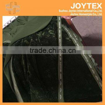 China Wholesale Custom Upholstery Fabric Crushed Micro Velvet photo-2