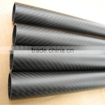 High strength carbon fiber rod pipe support bar mechanical parts not rust corrosion